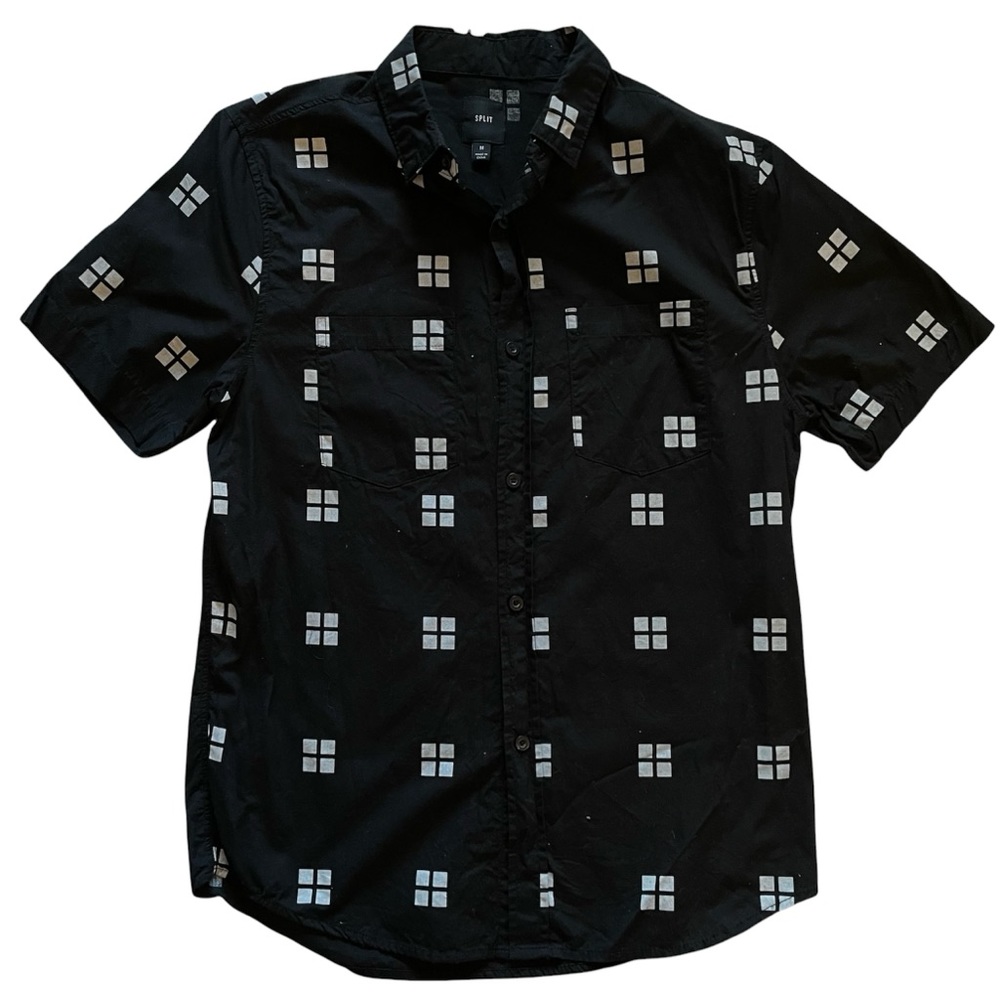 SPLIT S/S Button Up